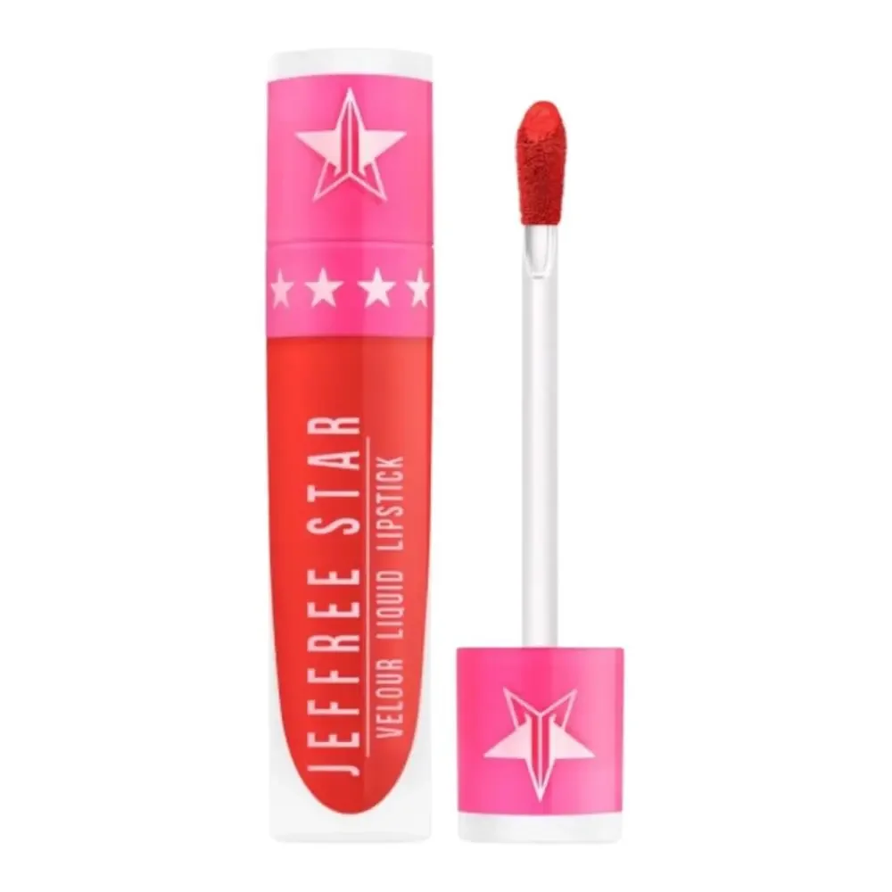Jeffree Star Cosmetics NIB Velour Liquid Lipstick PRICK Bright Coral Orange Matt